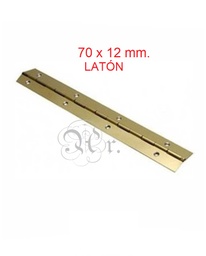 [0611005] Bisagra Piano Laton 70*12