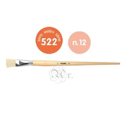 [0310249] Pincel Plano Cerda Mango Largo Nº 12