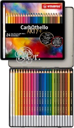 [0208902] Carbothello caja metal 24 colores