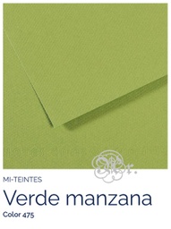 [0216475] Papel Canson Mi-Teintes 475 verde manzana