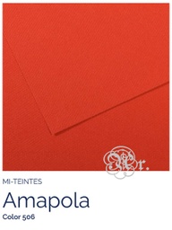 [0216506] Papel Canson Mi-Teintes 506 rojo