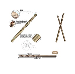 [1010110] Set 2 Brocas Hss Cobalto 1 Mm.