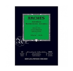 [0216074] Block Acuarela Arches 29.7*42 Cm. GF 12h.