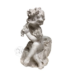 [2014006] Angel Vela 14 Cm. Marmolina 1110