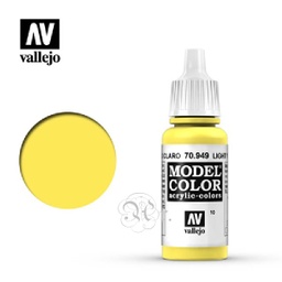 [1836010] Vallejo Model Color 70.949 Amarillo Claro 17 ml