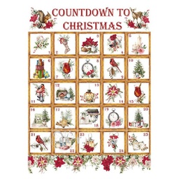 [0217734] Papel Arroz 32*45 Tcr134 Calendario Adviento