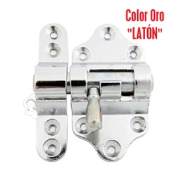 [2203303] Pestillo Zamak 40 mm. Laton