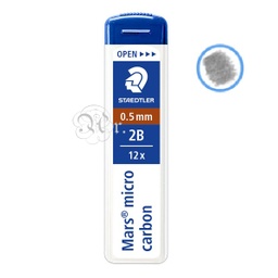 [0204525] Minas Staedtler 0.5 Mm. 2B 12 U.