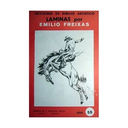 [0110055] Set 12 Laminas Emilio Freixas 55 Escenas Del Oeste