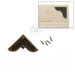 [2203403] Cantonera Adorno Nº3 Oro Viejo