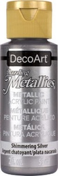 [1801270] Dazzling Metallics DA070 Shimmering Silver 59 ml